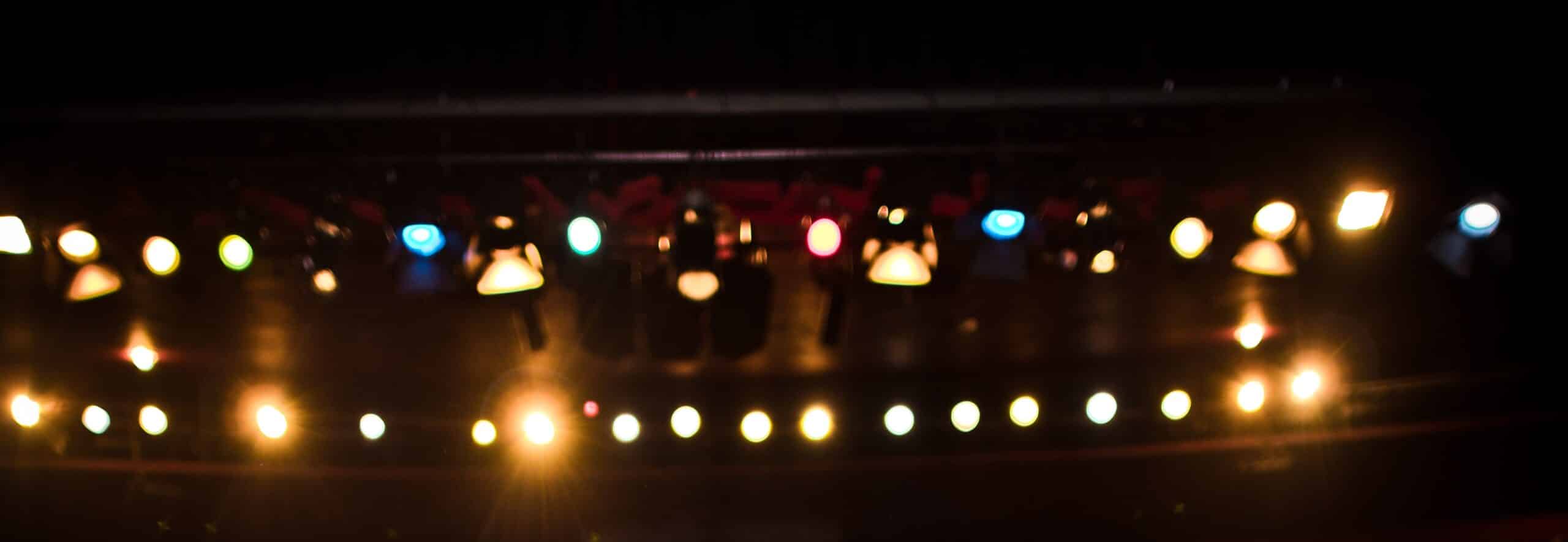 Photo of theatre lights