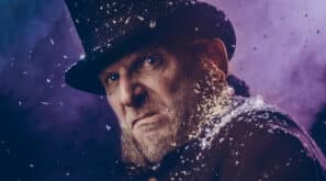Promotional poster for A Christmas Carol of Scrooge