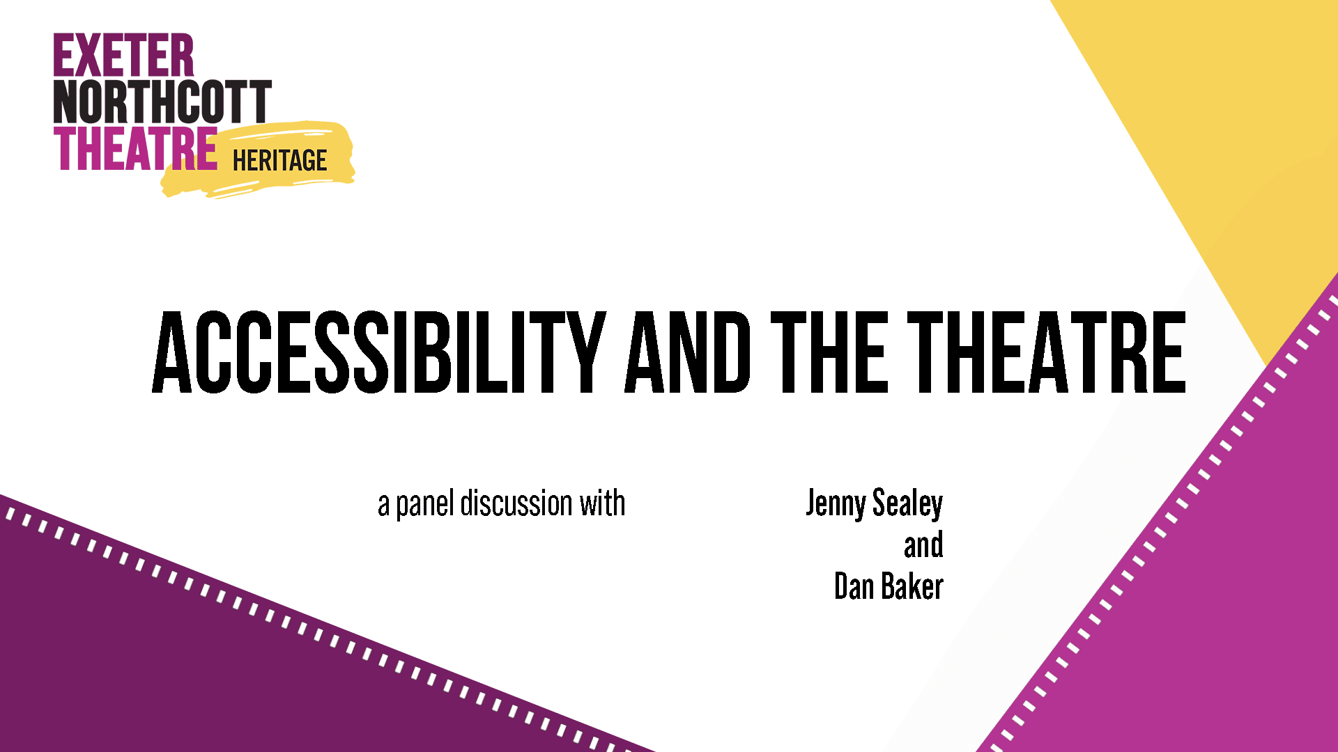 Heritage Talk: Accessibility and the Theatre